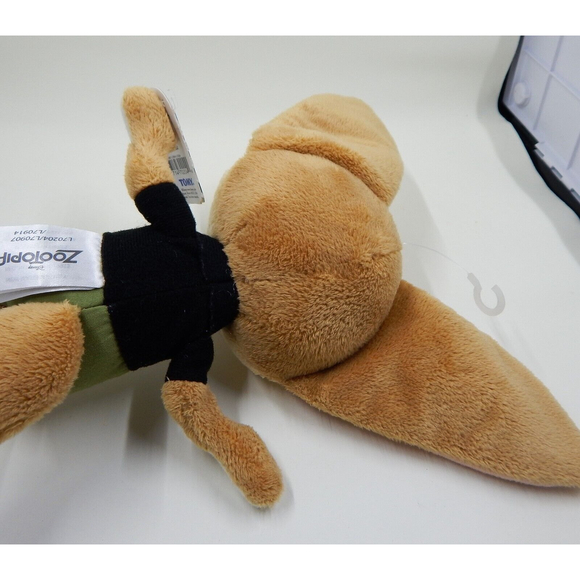 Disney Zootopia Finnick Fox Beanbag Plush 9" With Tags TOMY - Picture 4 of 8